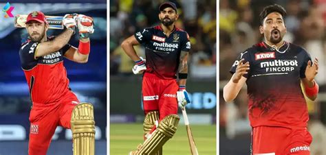 RCB Retained Players List 2025: 3 Players whom RCB can retain ahead of ...