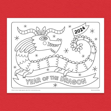 Lunar New Year Coloring Page 2024: Grab Our Free Download - We Are Teachers