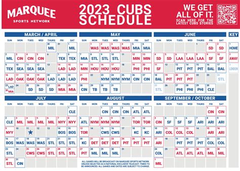 Chicago Cubs Schedule 2025 Printable - Omar Lila