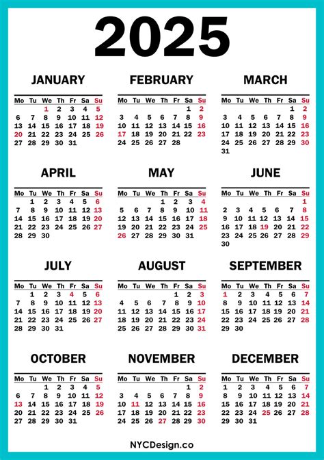 2025 Printable Calendars With Holidays Pdf Download Chrome - Irina MarieAnn