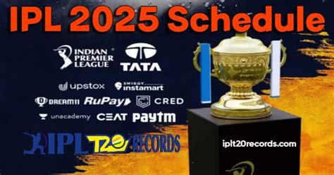 IPL 2025 Schedule, Team, Venue, Squad, Points Table