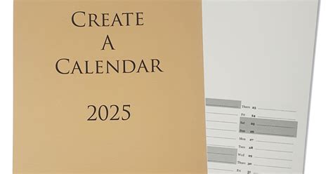 2025 Create-A-Calendar