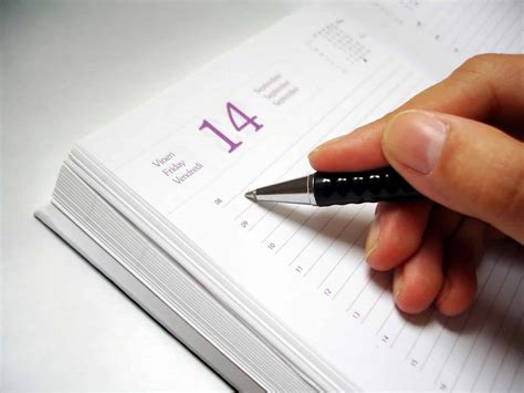 La importancia de usar bien la agenda