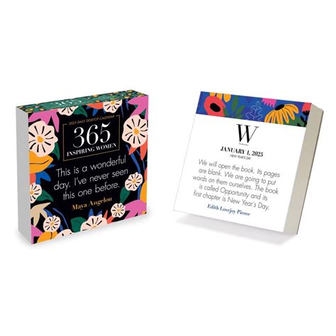 Inspiring Women 365 2025 Desk Calendar - Calendars.com