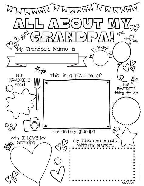 Father’s Day Grandpa Printable - FREE Printable A-Z