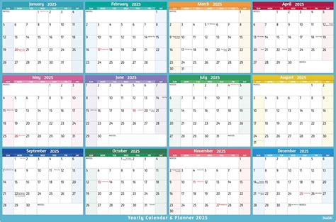 Yearly Wall Calendar 2025 - Large Yearly Calendar Philippines | Ubuy