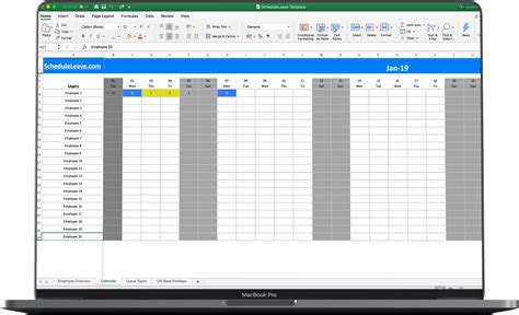 2025 Calendar Excel Spreadsheet - Clara Bamboo