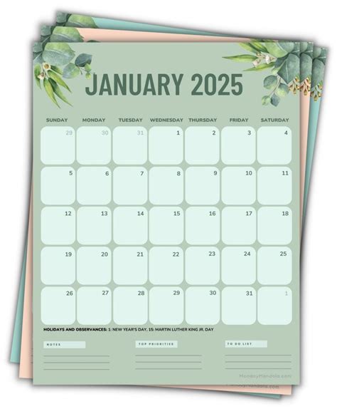 Free Calendar Printouts For 2025 - Christopher Lambert
