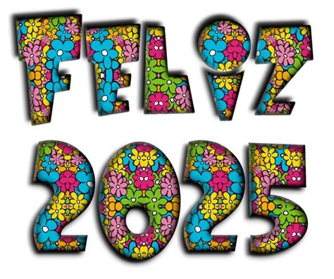 Deseos feliz 2025 con flores - imágenes saludos con motivos florales