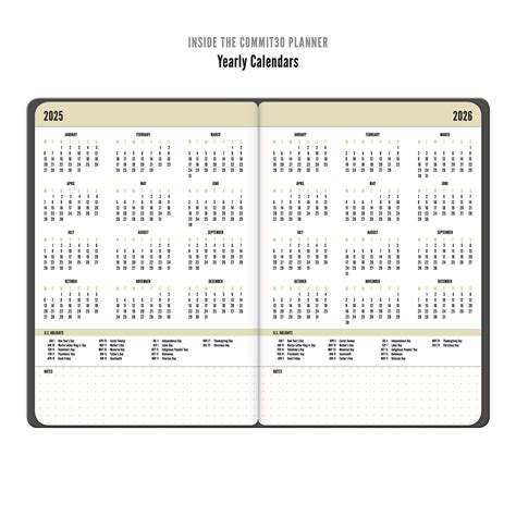 2025 Weekly Day Planner | Commit30