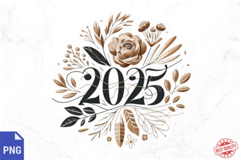 4 2025 Digital Colorful Text Designs Designs & Graphics