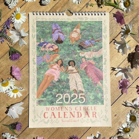 2025 Wall Calendar Art - Etsy