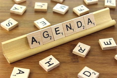 Agenda - Wooden Tile Images