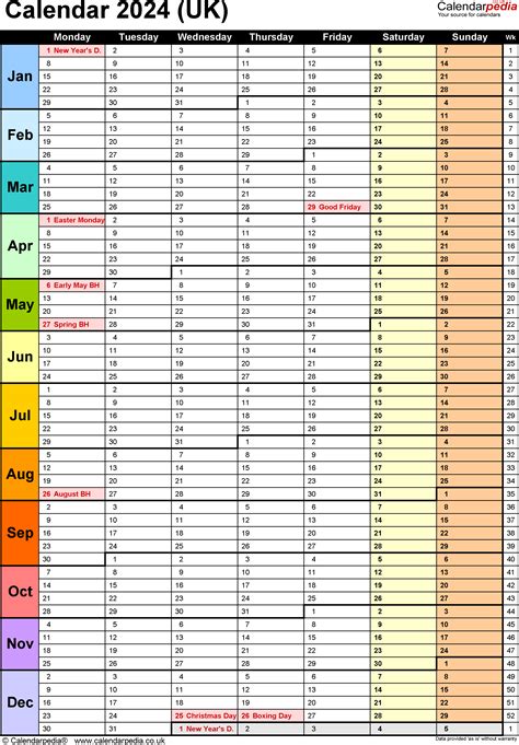 Excel 2025 Calendar Template Uk Free - Sam Mills