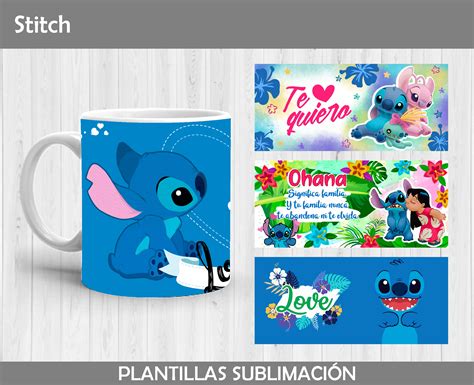 Mamá Decoradora: Plantillas sublimar tazas de Stitch