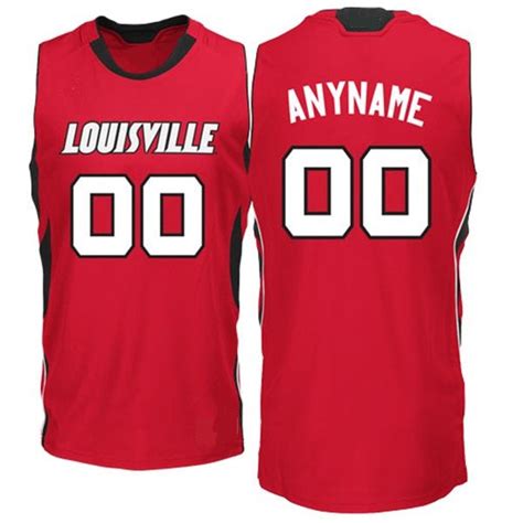 Louisville Cardinals Style Customizable Basketball Jersey – Best Sports ...