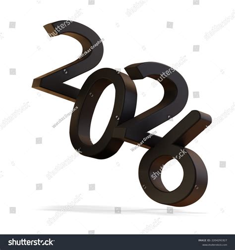 2026 Year 2026 Black Shadow Distance Stock Illustration 2204291927 ...