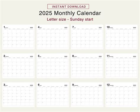 Calendar 2025 Wallpapers - Wallpaper Cave