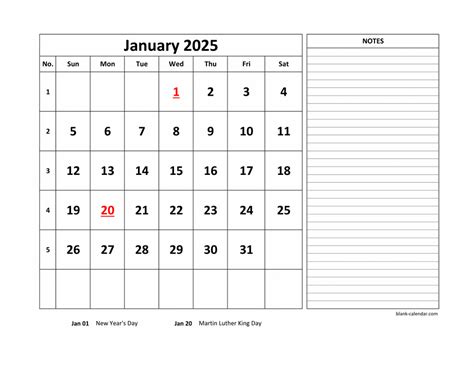 Blank 2025 Monthly Calendar Printable - Velma Chambers