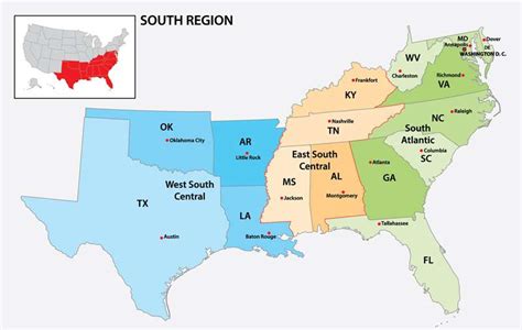 This is the South for people who don't know! : r/geography