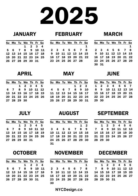 2025 Blank Calendar To Print And Write On A Pagemaker - Brena Clareta