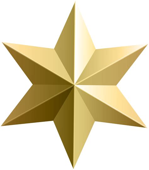 Gold Star Transparent PNG Clip Art Image | Star clipart, Clip art, Art ...