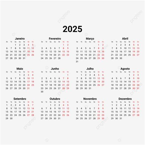 2025 Portuguese Simple Desktop Calendar Vector, 2025 Portuguese Simple ...