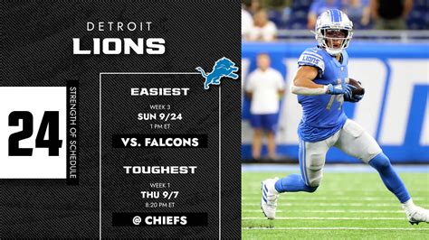 Detroit Lions Schedule Printable 2023