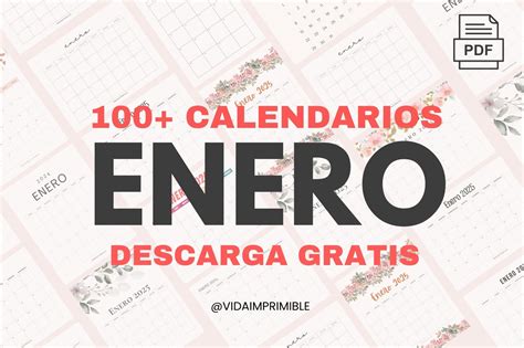 Lindos Calendarios 2025 para imprimir | Vida Imprimible