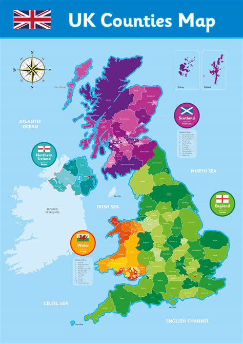 England Map Country