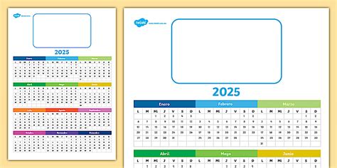 Calendario editable 2025 (Teacher-Made) - Twinkl