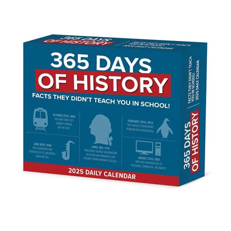 History Calendar 2025 - Etsy