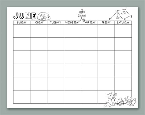 Calendar For Kids 2025 - Terza Georgine