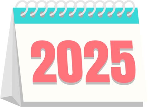 Calendar 2025 PNGs for Free Download