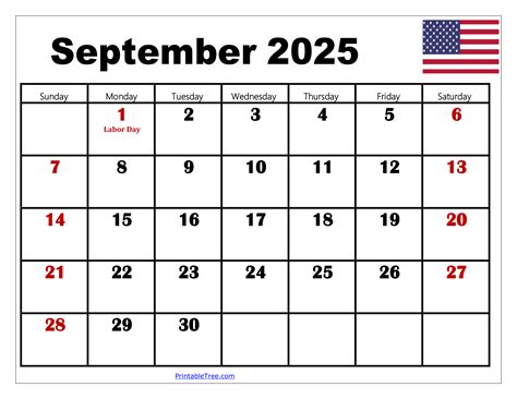 United States 2025 September Calendar Date And Location Foremost ...