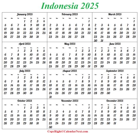 Public Holidays 2025 Indonesia - Jessie Clarita