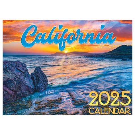 California 2025 Wall Calendar - Calendars.com