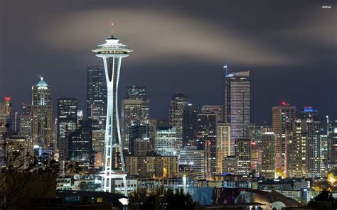 Seattle Skyline Wallpapers - Wallpaper Cave | Seattle wallpaper ...