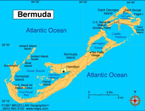 Bermuda Map - ToursMaps.com