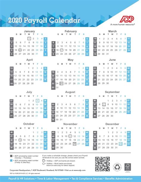 2021 Bi-Weekly Payroll Calendar | Calendar Template Printable