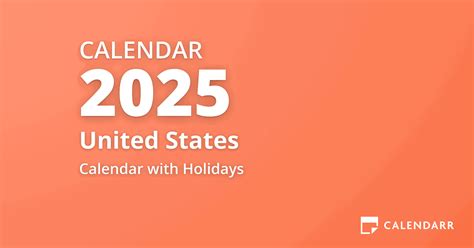 2025 Holiday Calendar Dates United States Open - Eddie Gwennie