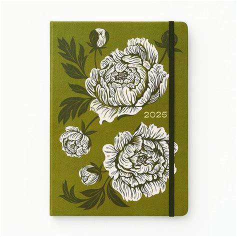 Vintage Floral Monthly 2025 Planner - Calendars.com