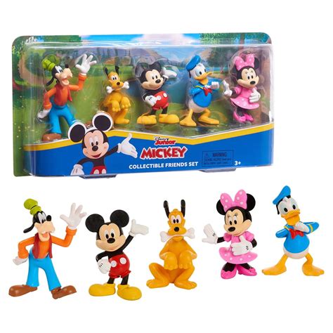 Mickey Mouse Collectible Figure Set, 5 Pack, Officially Licensed Kids ...