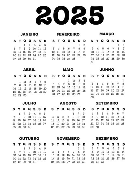 Premium Vector | Portuguese 2025 calendar