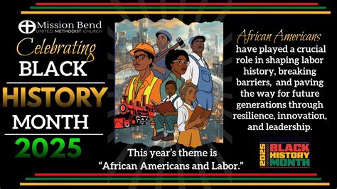 Black History Month 2025 - Mission Bend United Methodist