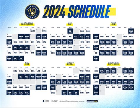 Mke Brewers 2024 Schedule - Alys Lynnea
