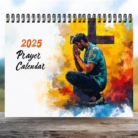 2025 Prayer Calendar Prayer Wall Calendar Faith Based Calendar ...