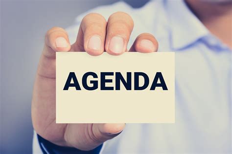 8 Questions To Ask When Making an Agenda - Civility