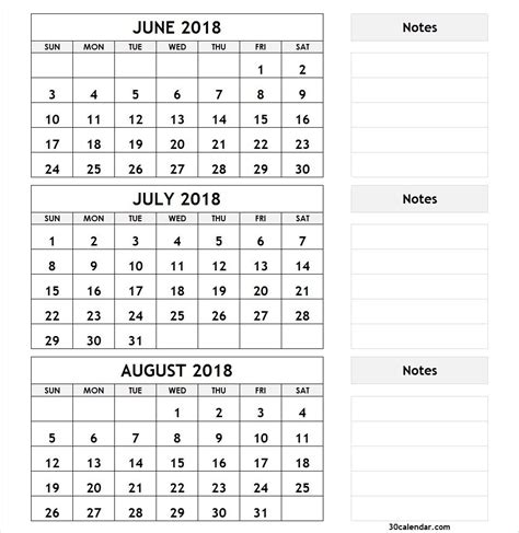 3 Month Calendar To Print