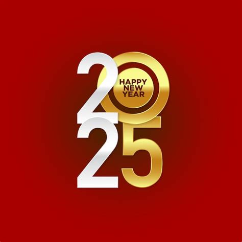 Modelos de design com logotipo de tipografia 2025 para celebração e ...
